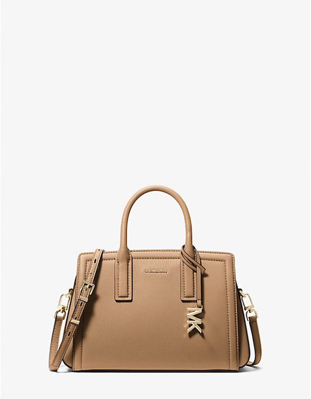 Laila Small Pebbled Leather Satchel, 2 of 1