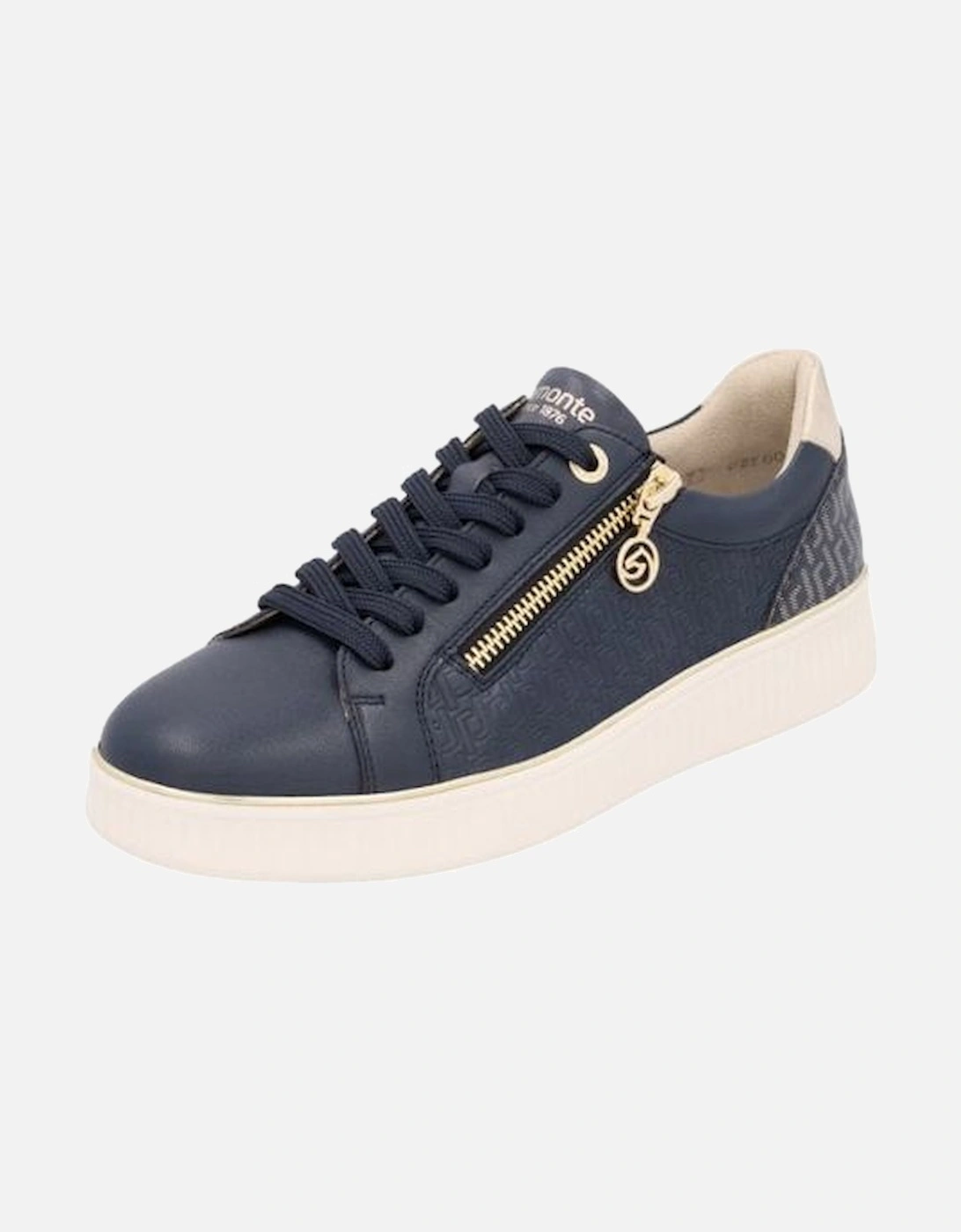 ladies sneaker D2E00-14 in blue, 2 of 1