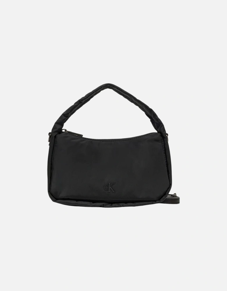 Compact Eco-Friendly Small Zip Bag Women - Black Handbags