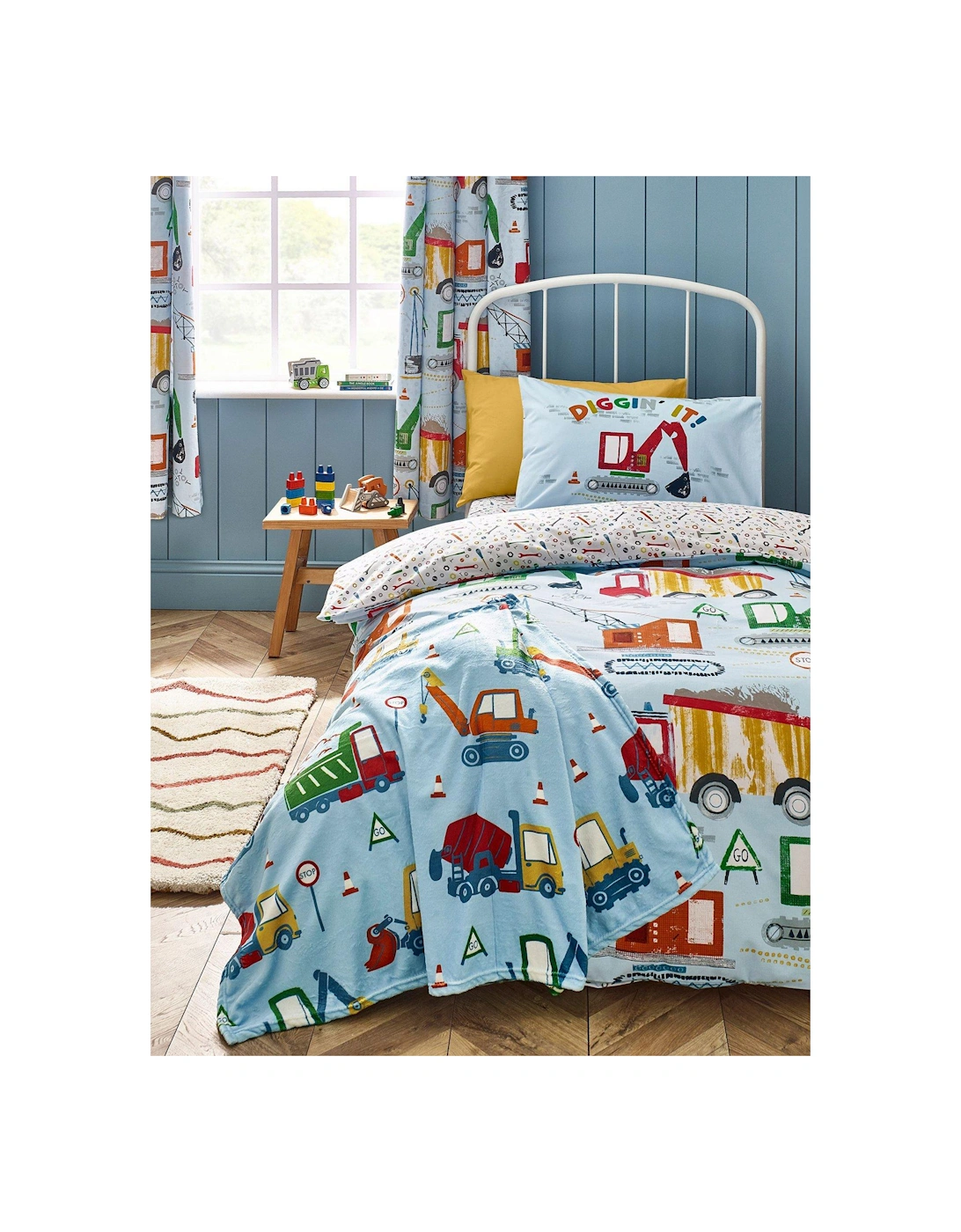 Digger Dreams Duvet Cover Set, 7 of 6