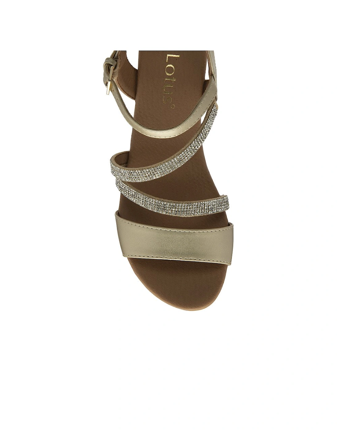 Goldie Womens Wedge Sandals