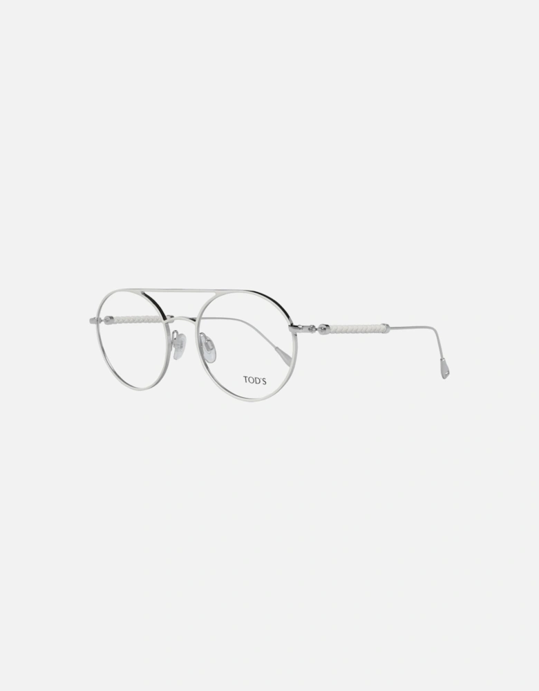 Metal & Leather Aviator Full-Rim Sunglasses Women - White Frames
