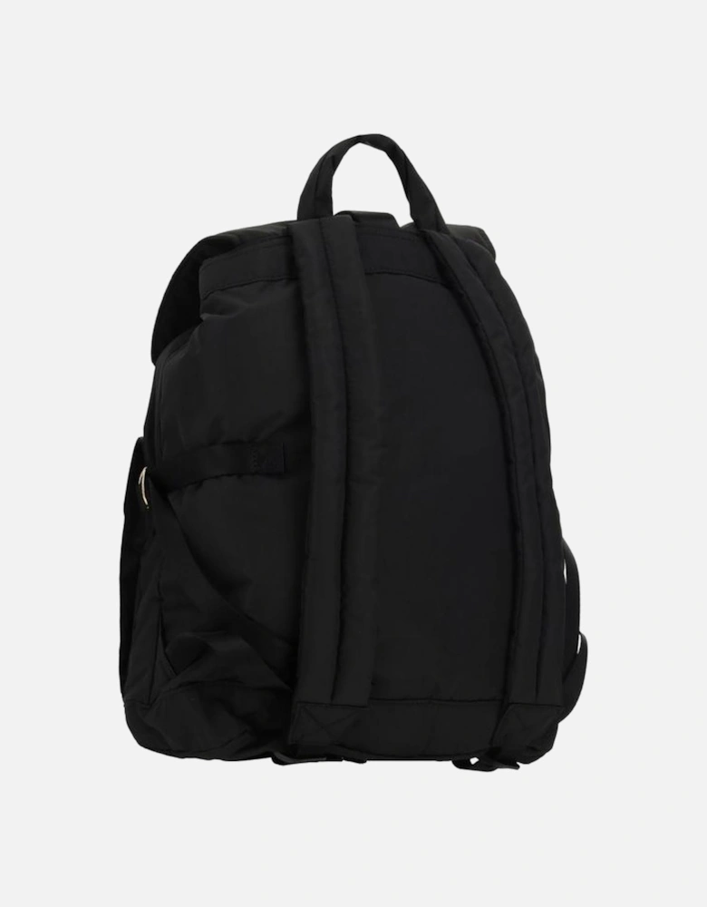 Tech Backpack with Adjustable Straps and Clip Closures Women - Black