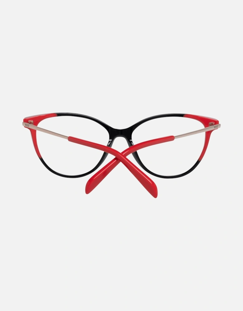 Full-Rim Plastic Frame Sunglasses with Branded Case Women - Black
