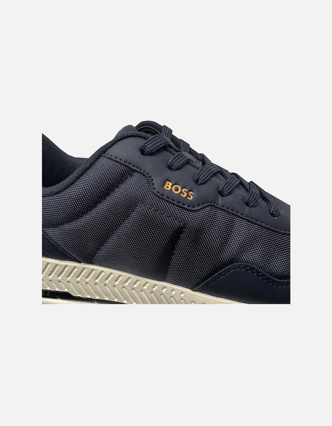 Men's Dark Blue Titanium Runn Trainers