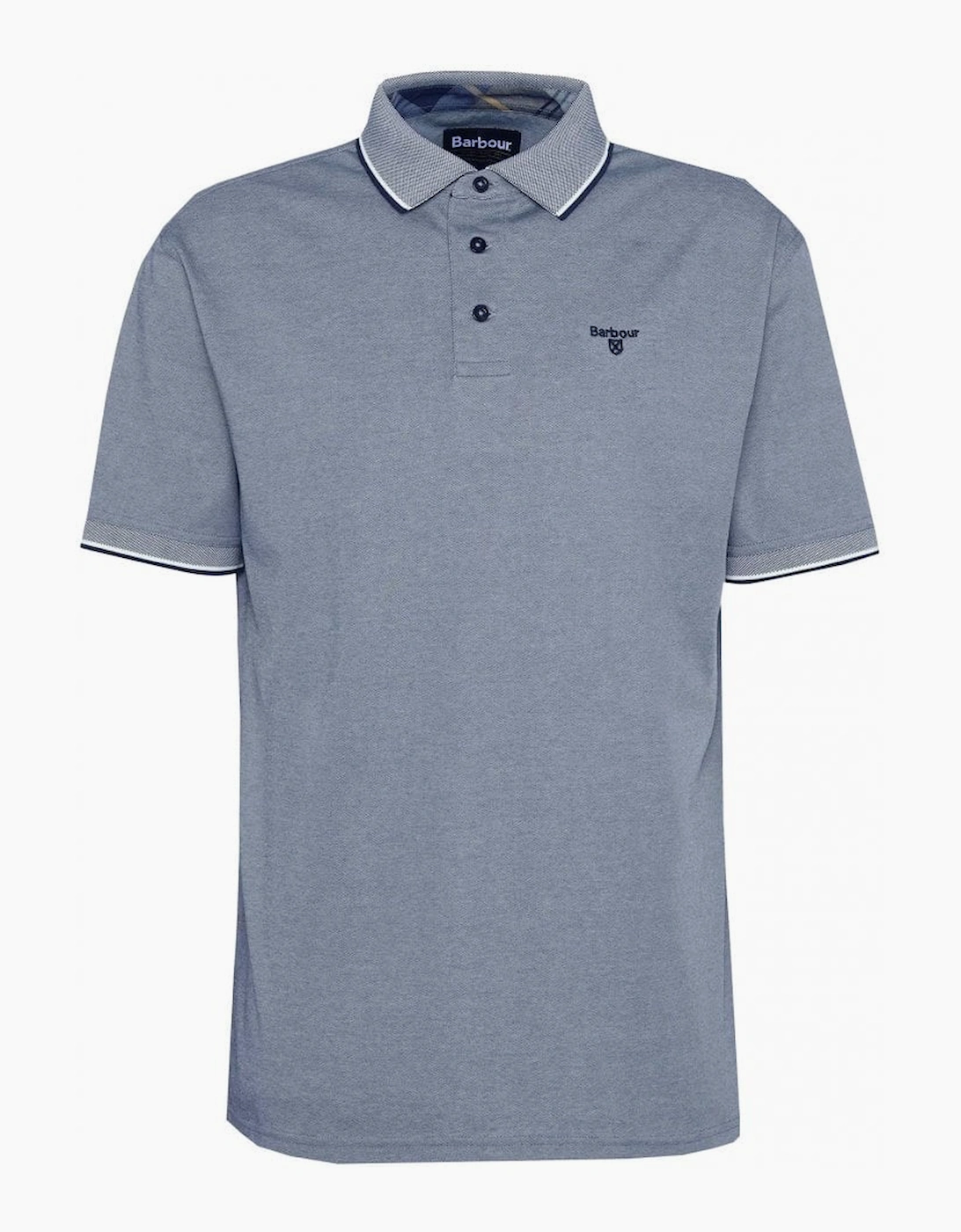 Men's Barbour Men's Blue Heydon Tech Polo Shirt - Size: 38
