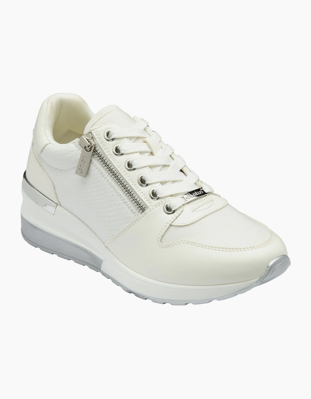 Lotus Women's Isabella Womens Trainers - White - Size: 6