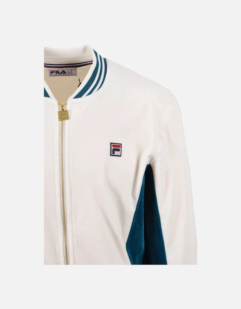 Vintage Miguel Track Jacket Gardenia/Deep Lagoon