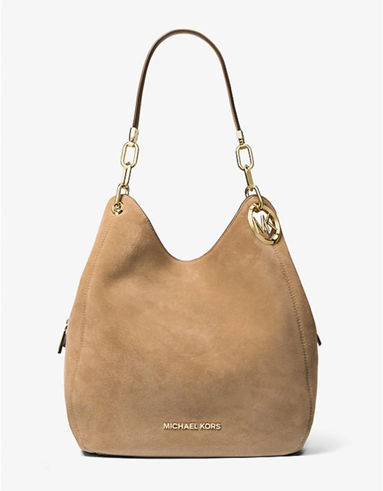 Lillie Large Suede Shoulder Bag