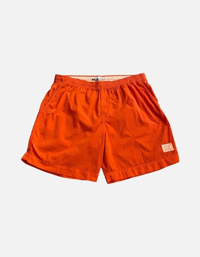 Flat Nylon Swim Short - Harvest Pumpkin