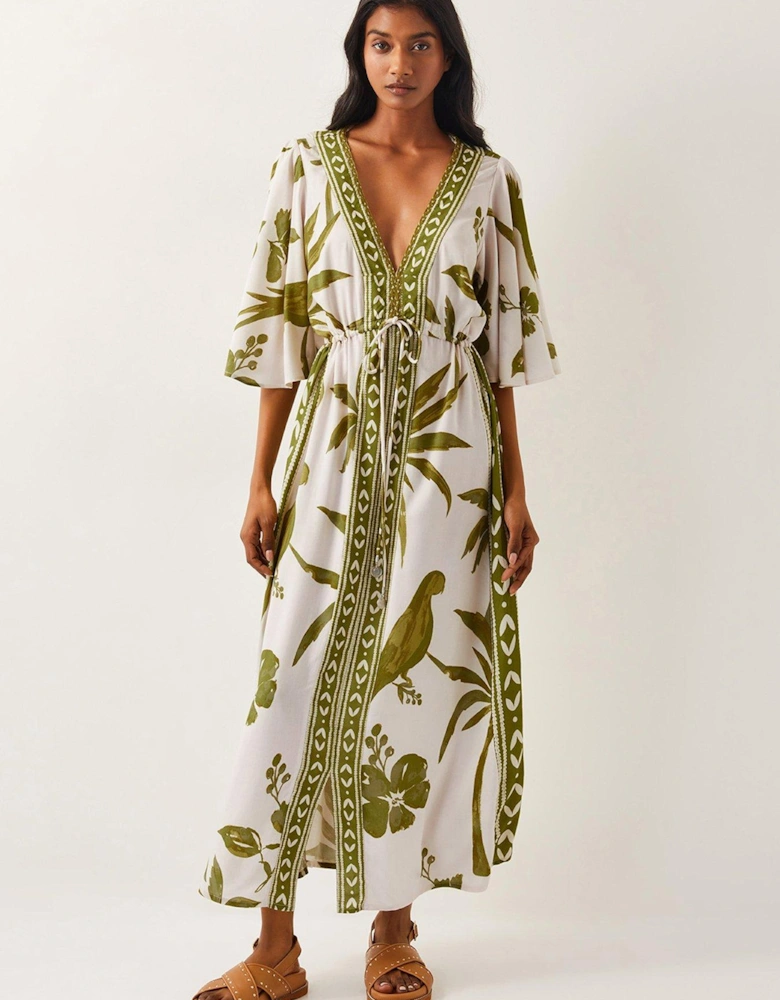 Isla Print Dress - Green