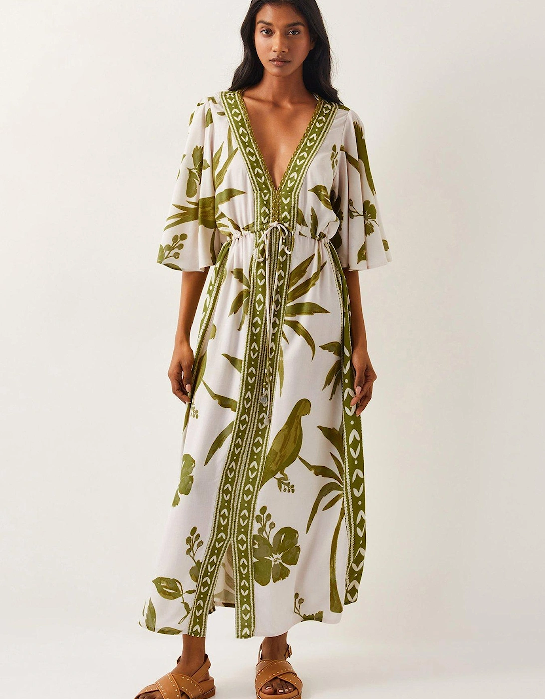 Isla Print Dress - Green, 2 of 1