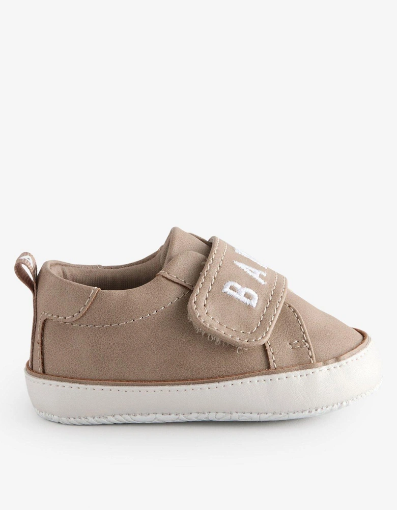 Baby Trainers - Stone - Beige