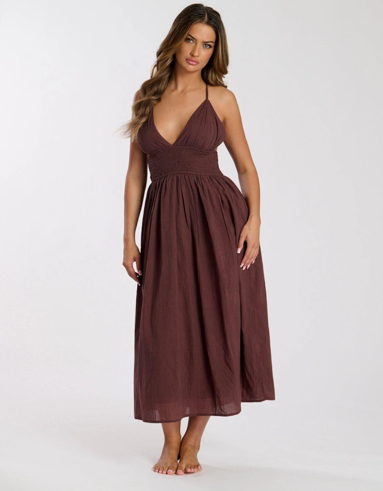 Halter neck Maxi Dress