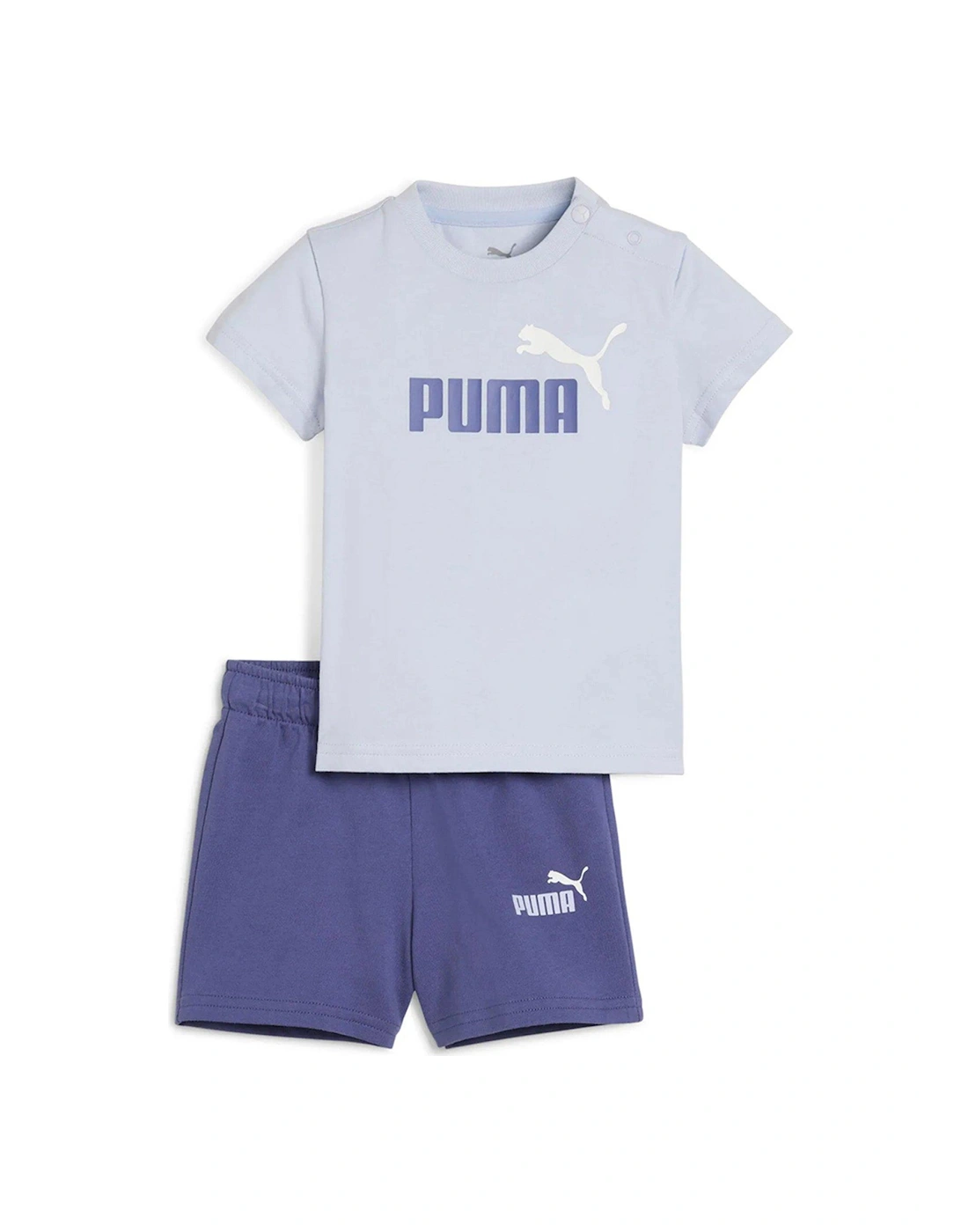 Toddler Unisex T-Shirt and Short Set - Blue, 2 of 1