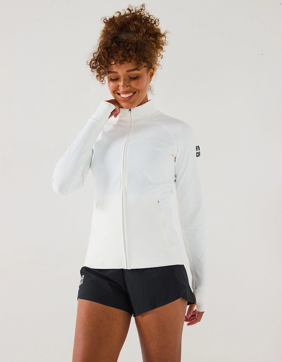 Womens Training Relentless Full Zip - White, 2 of 1