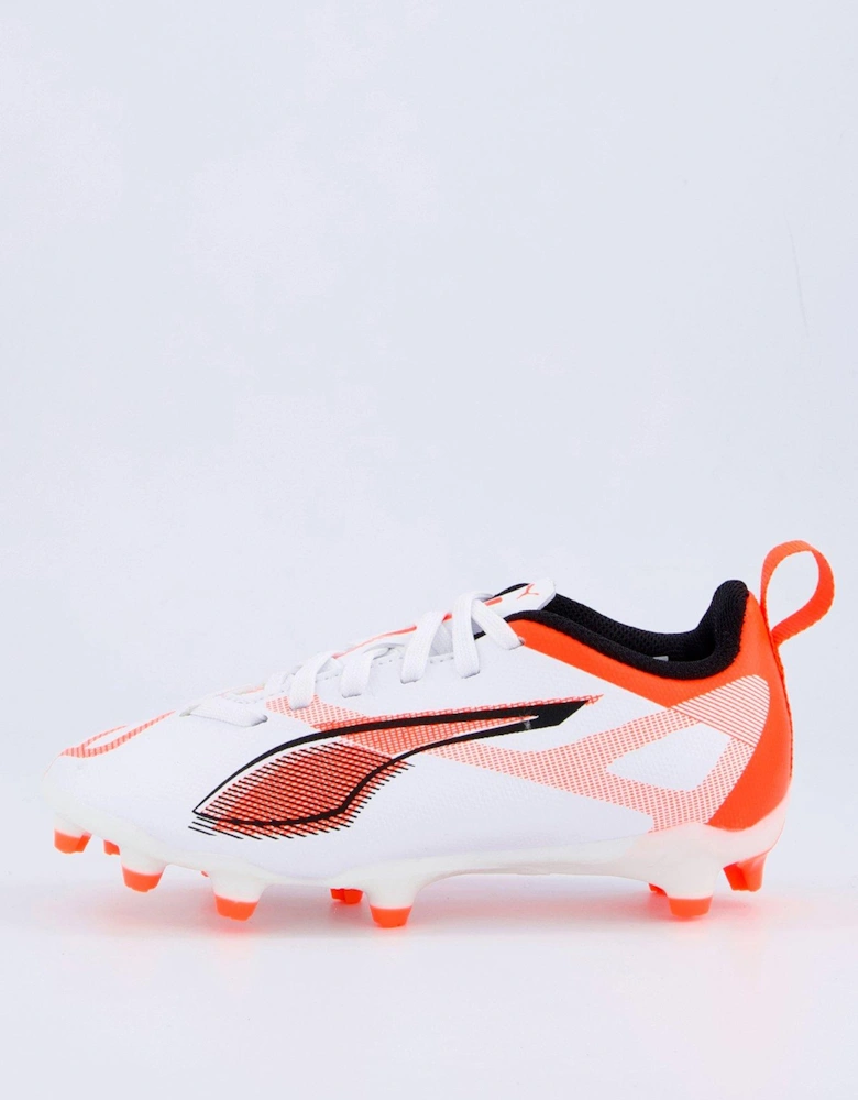 Junior Ultra 5 Play Firm Ground Football Boots-white