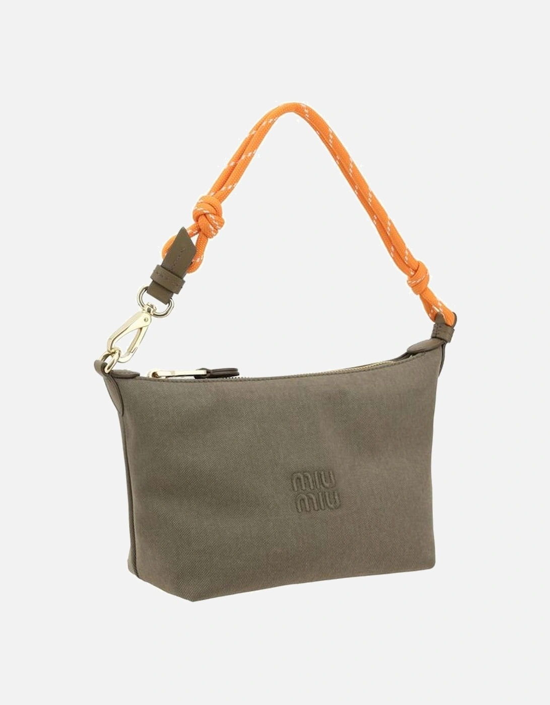 Cotton Shoulder Bag with Rope Handle Women - Brown Other