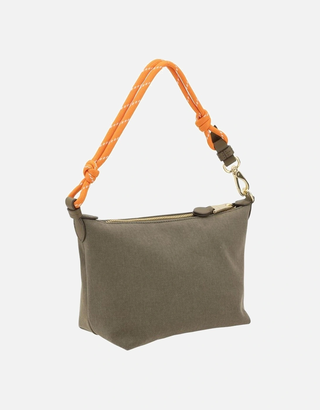 Cotton Shoulder Bag with Rope Handle Women - Brown Other