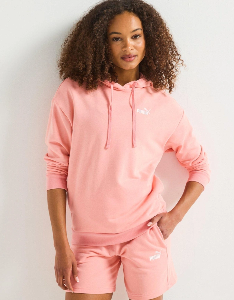 Womens Short Hooded Sweat Suit - Pink