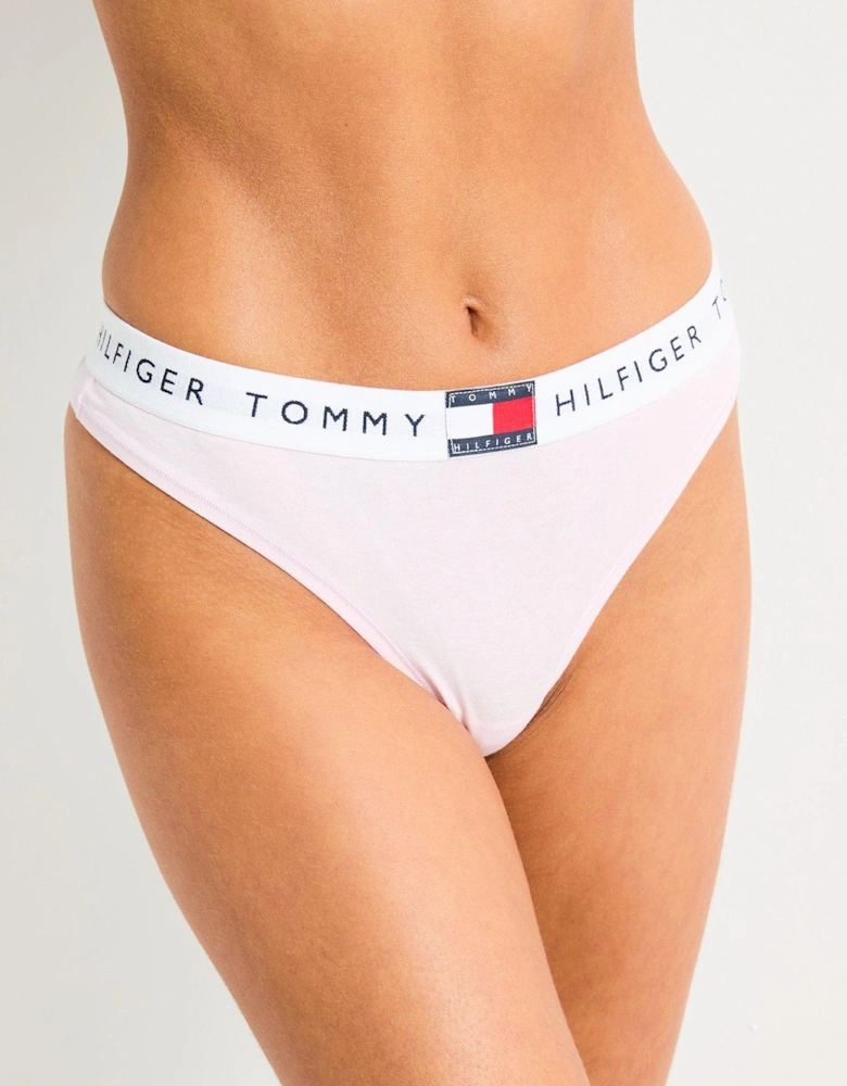 Heritage Cotton Thong - Pink