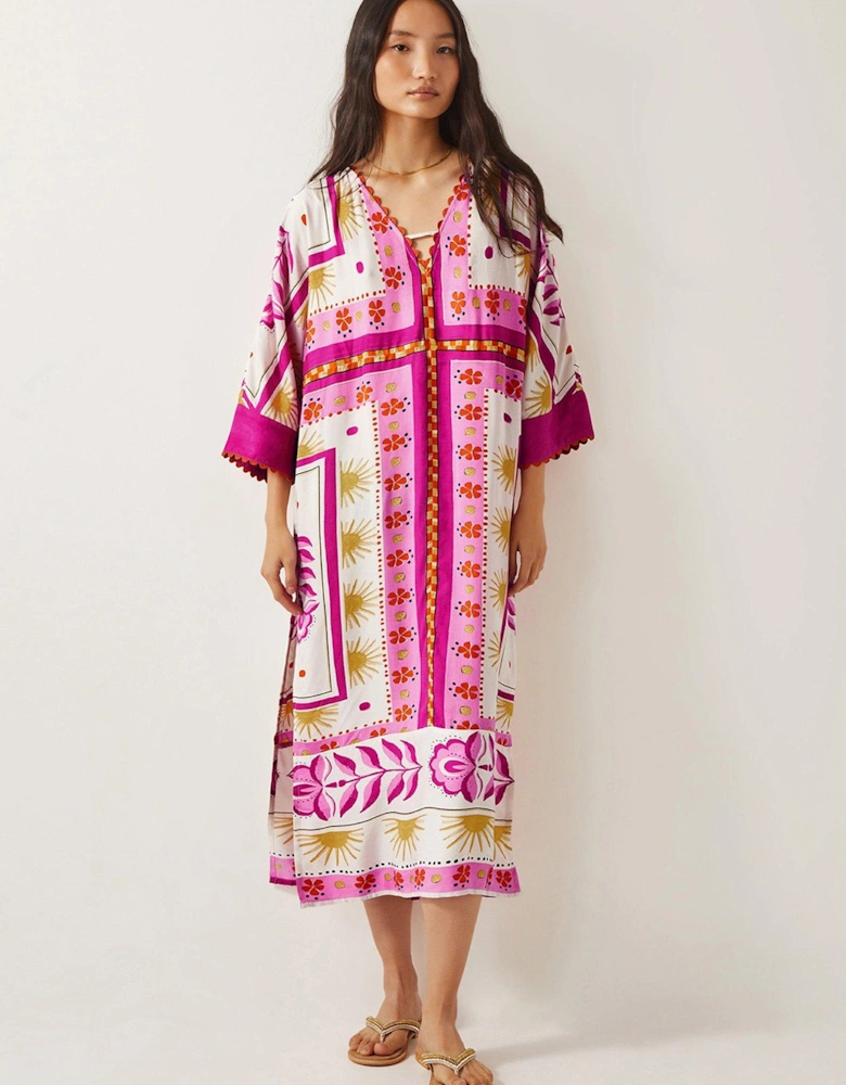 Tina Maxi Kaftan - Pink