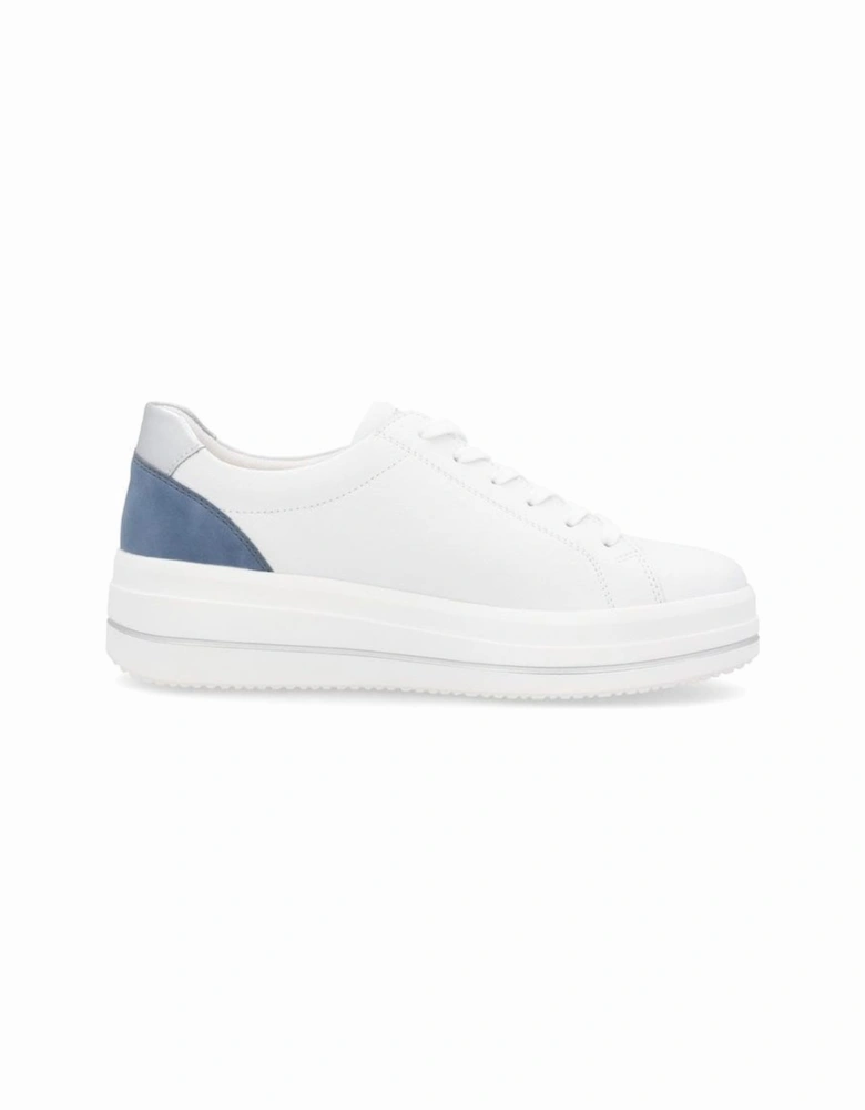 Ladies trainer D1C01-84 in White Combi