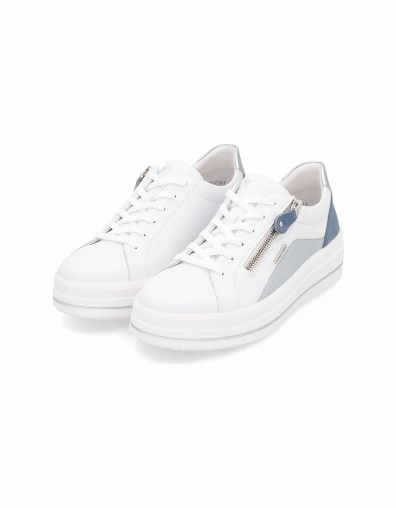 Ladies trainer D1C01-84 in White Combi