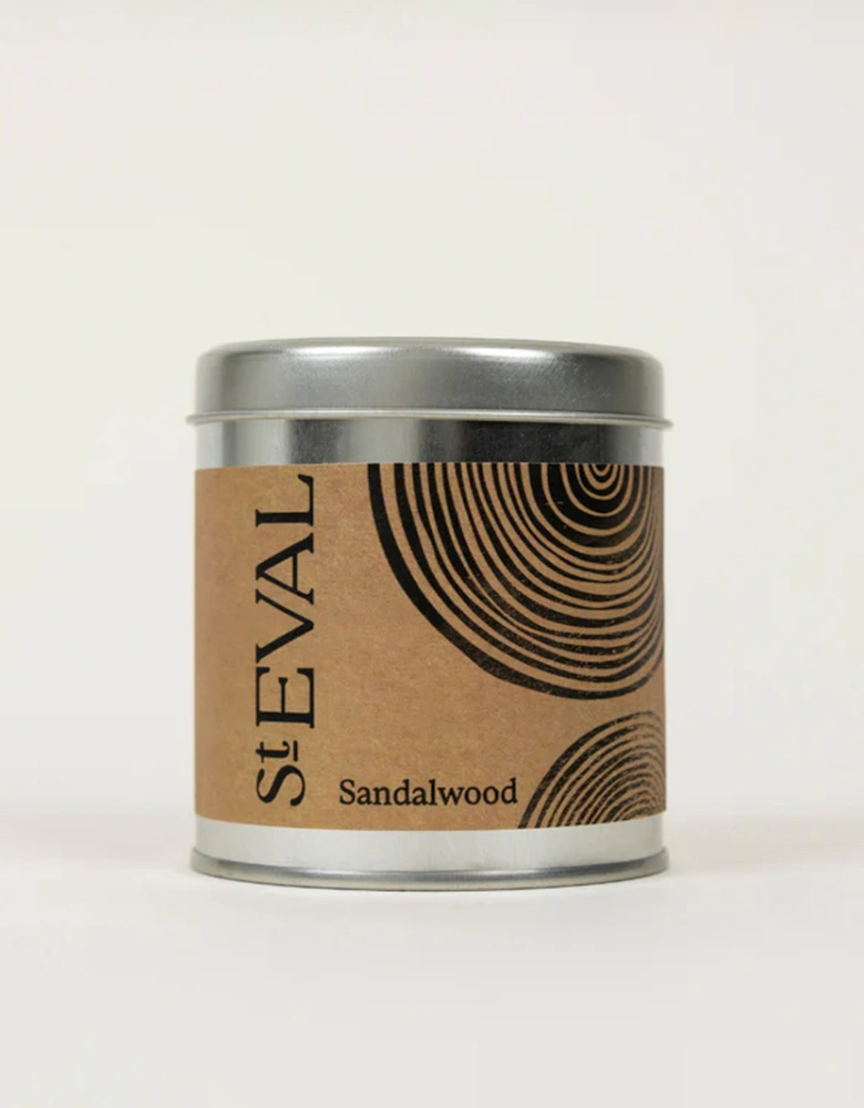 St Eval Scented Tin Candle Sandalwood