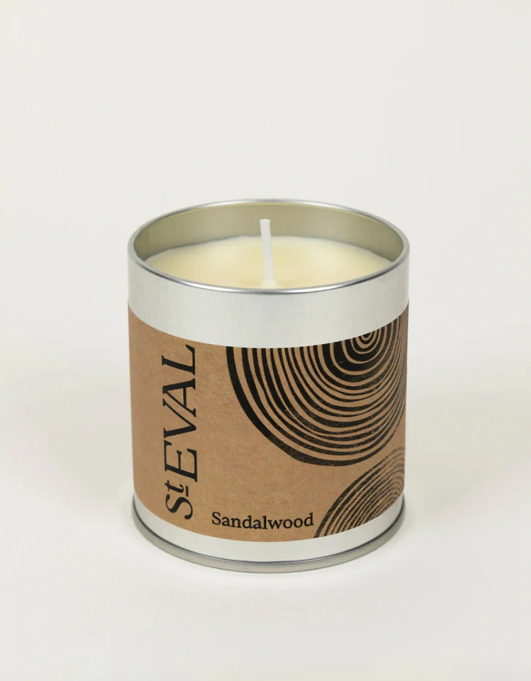 St Eval Scented Tin Candle Sandalwood