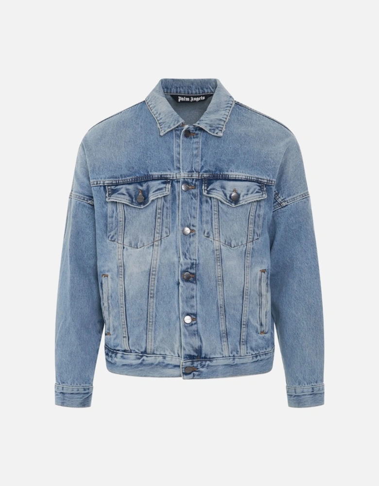 Back Logo Blue Over Denim Jacket