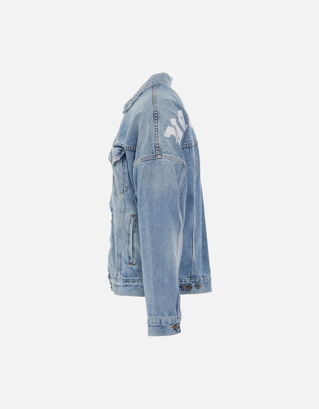 Back Logo Blue Over Denim Jacket