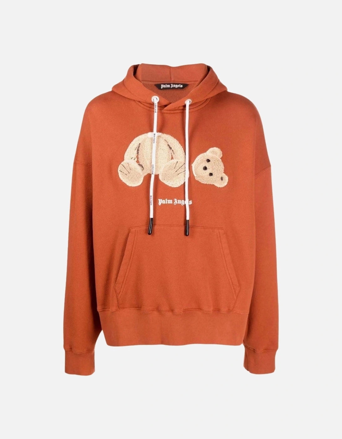 Kill The Bear Logo Brick Redish Brown Hoodie, 3 of 2