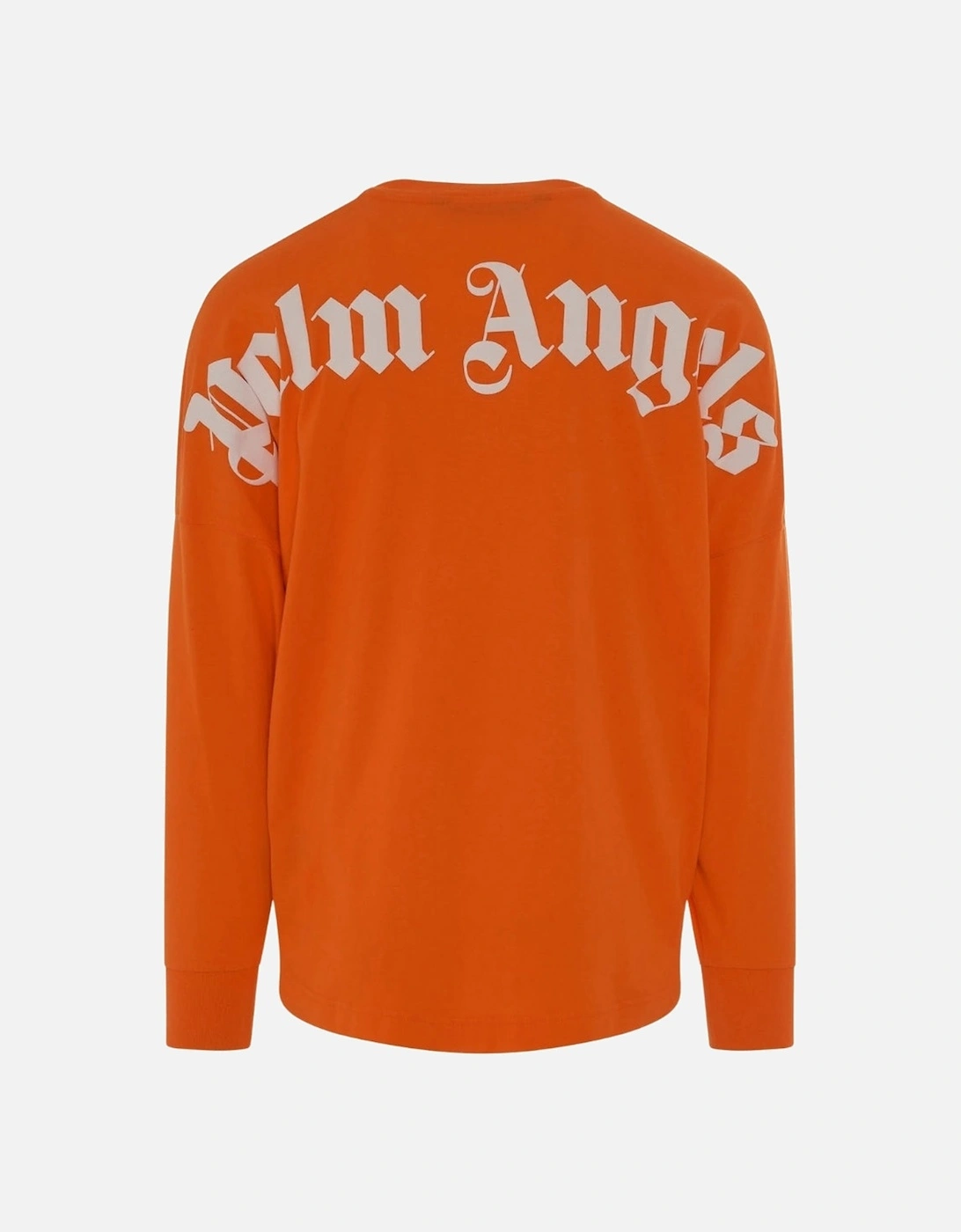 Classic Logo Long Sleeve Orange T-Shirt