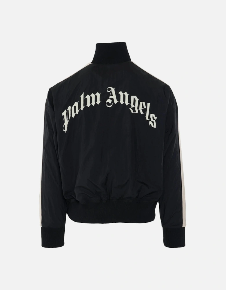 Curved Logo Black Track Jacket