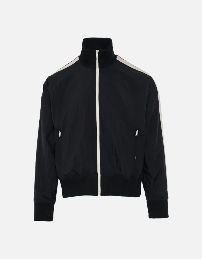 Curved Logo Black Track Jacket