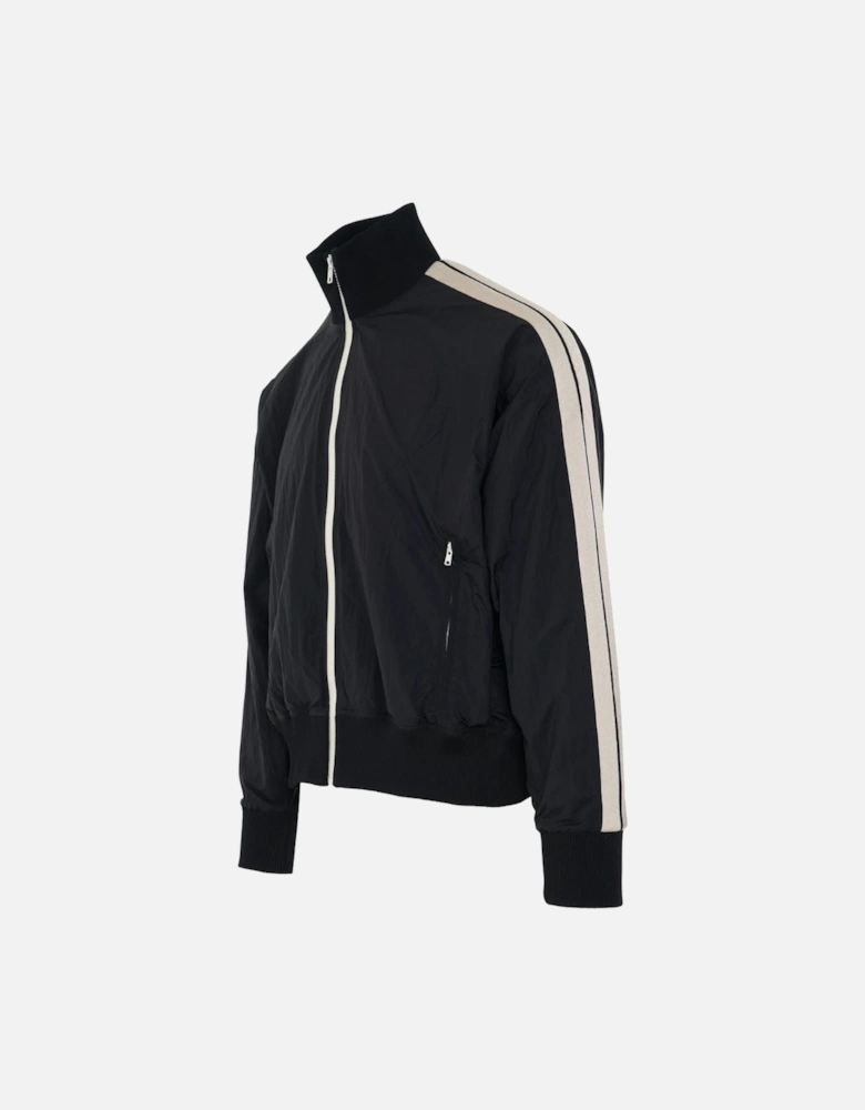 Curved Logo Black Track Jacket