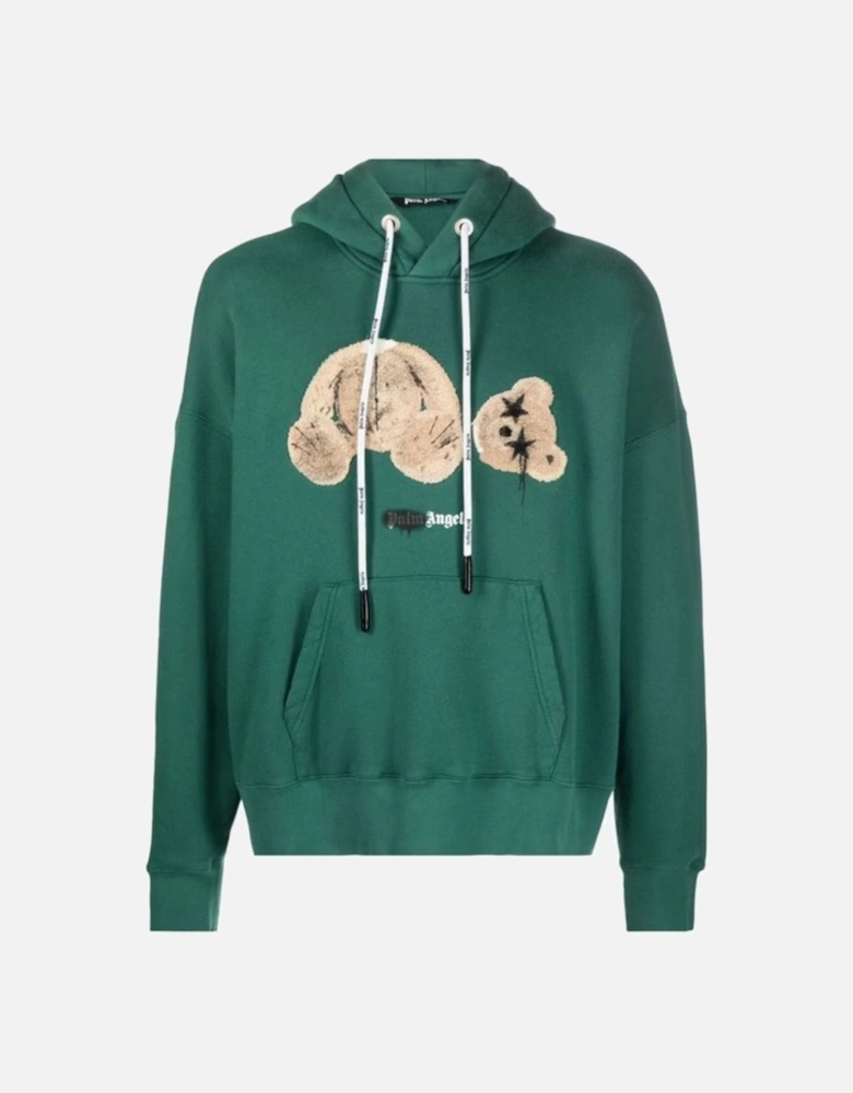 Kill The Bear Logo Forest Green Hoodie