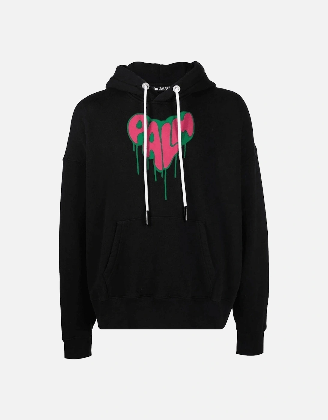 Spray Heart Design Black Hoodie, 3 of 2