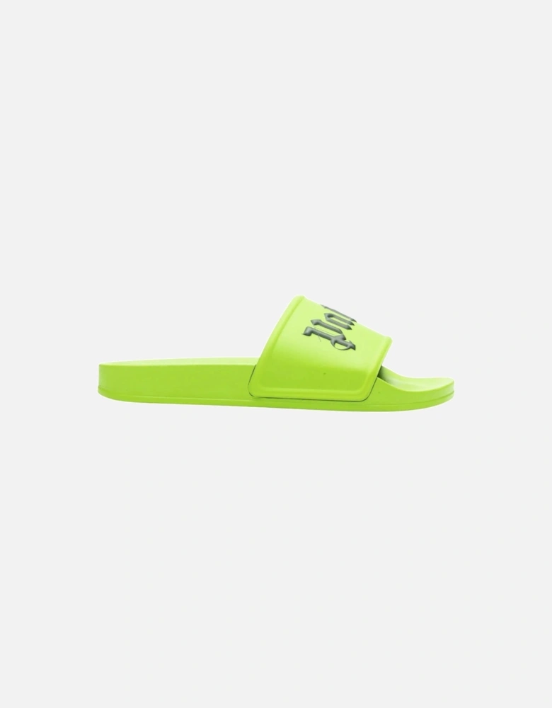 Gothic Print Green Pool Slides