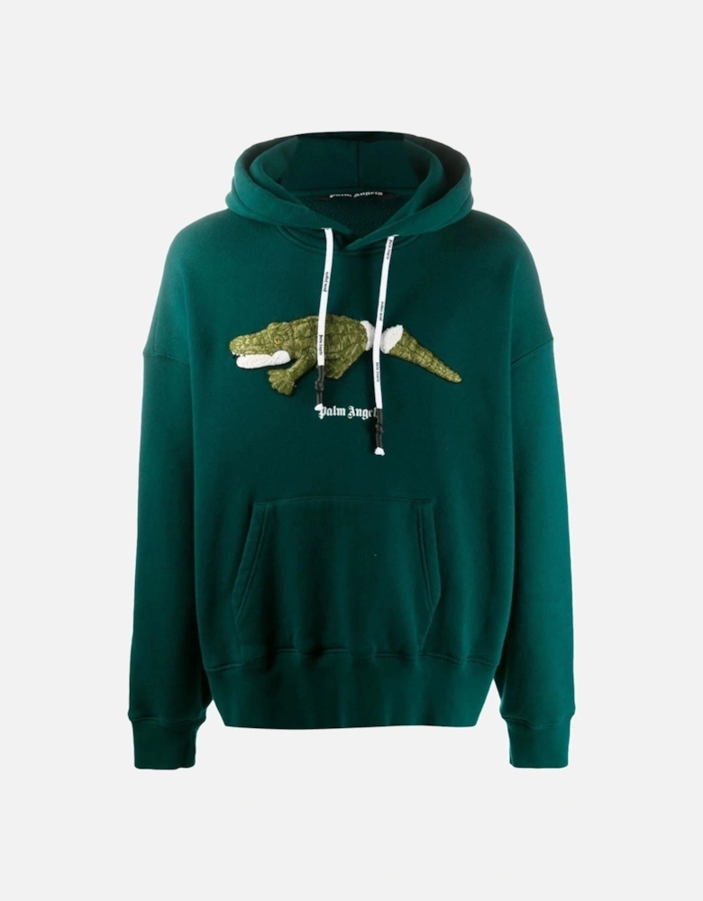 Croc Design Forest Green Hoodie