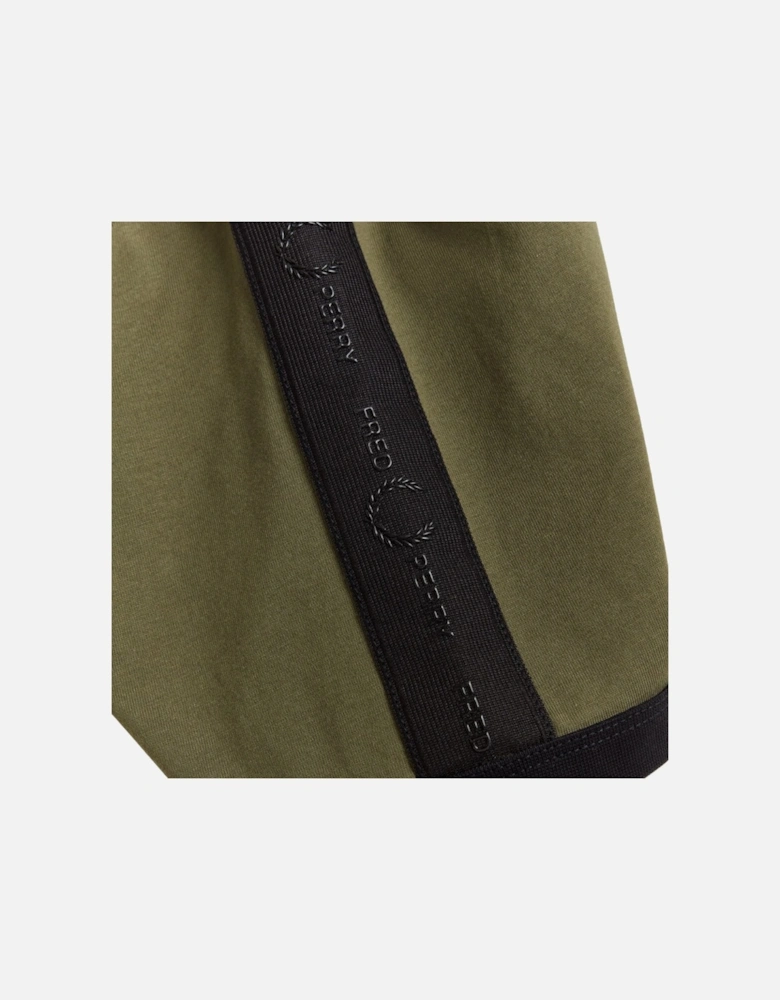 Tonal Tape Ringer Green T-Shirt