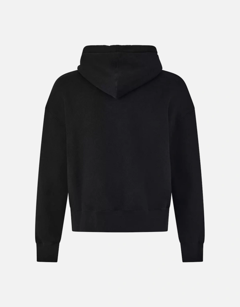 Croc Design Black Hoodie