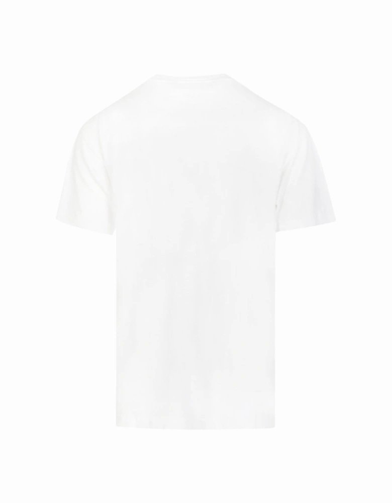 Multicolour Logo White T-Shirt