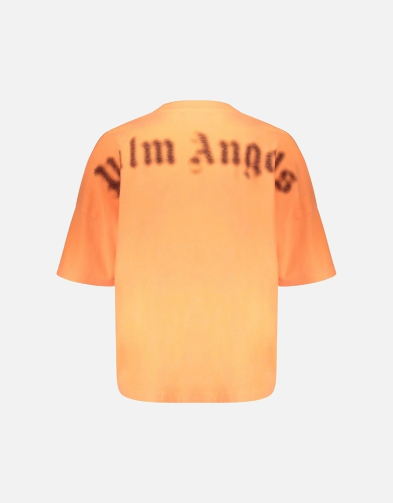 Classic Logo Oversize Orange T-Shirt