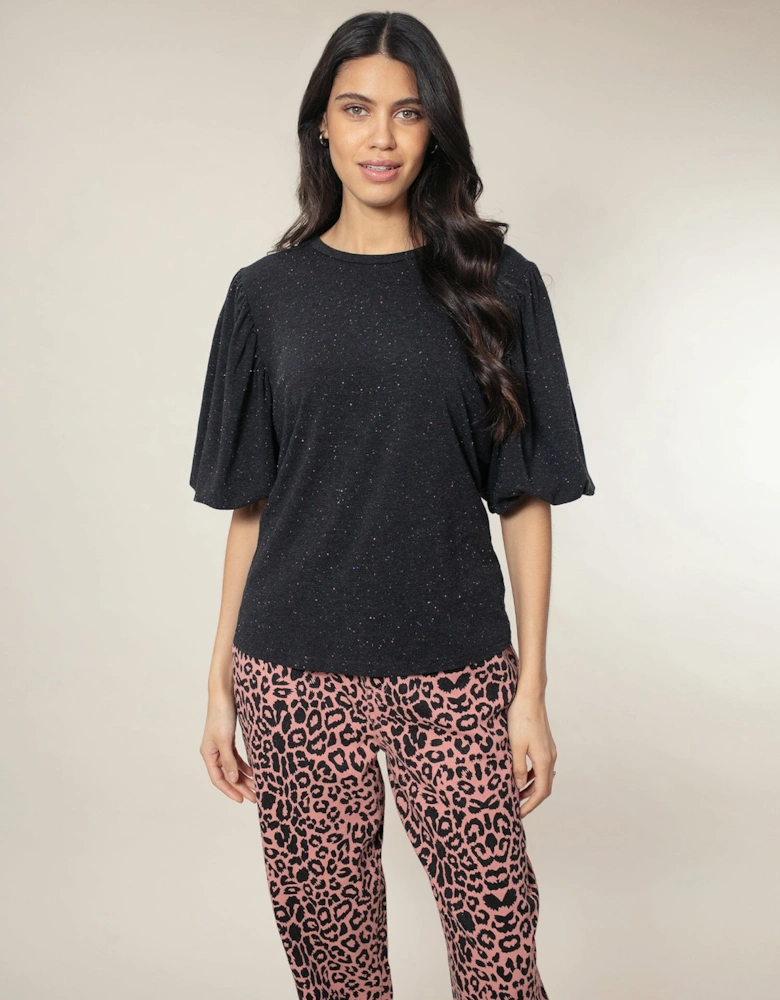 Rhea Top - Black Mix