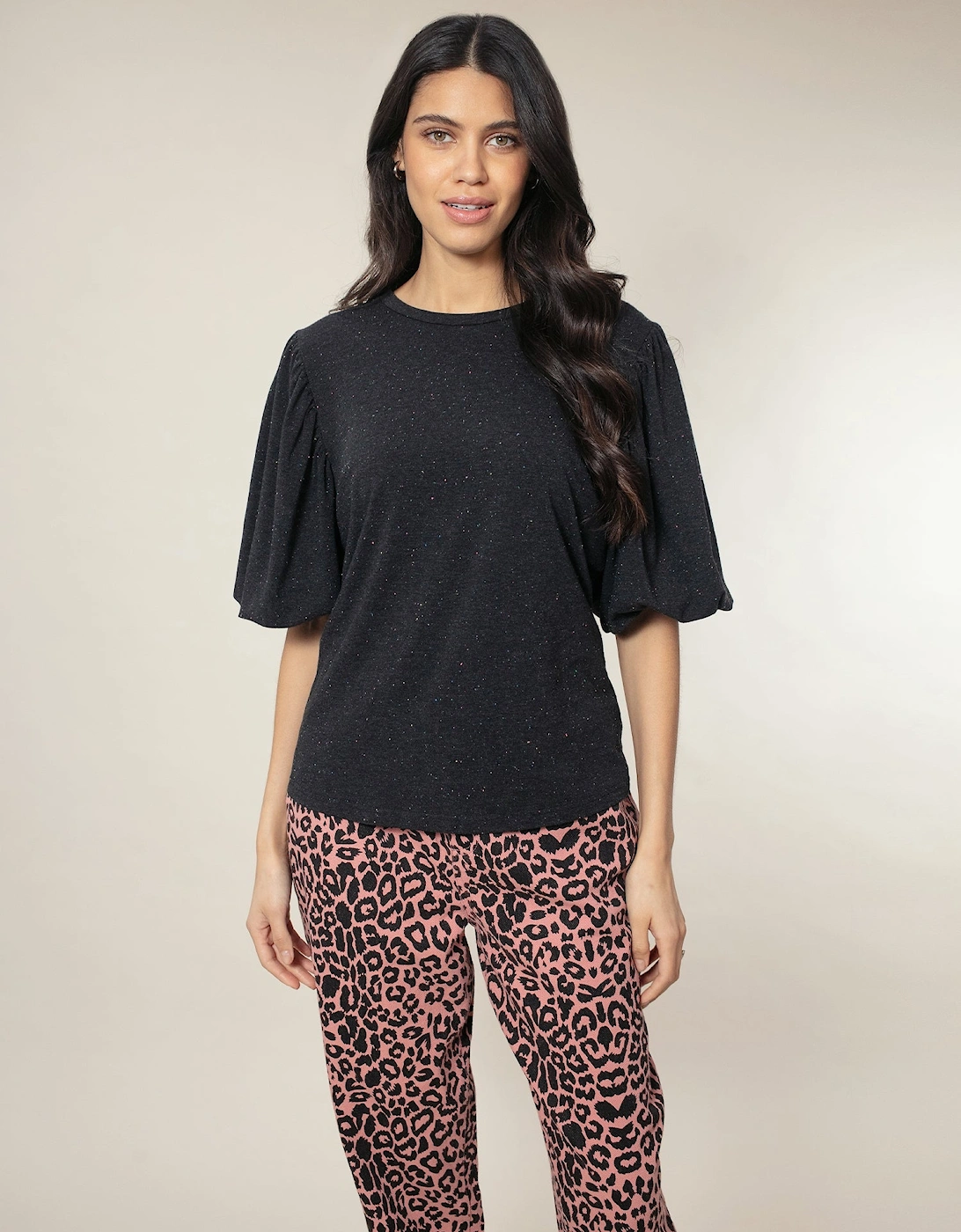 Rhea Top - Black Mix