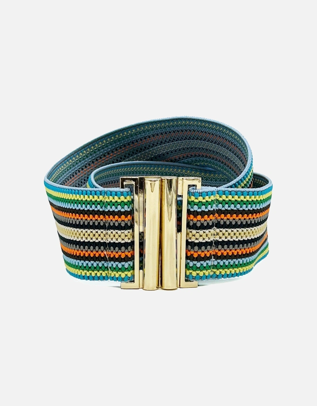 Carnival Elastic Belt - Turquoise, 2 of 1