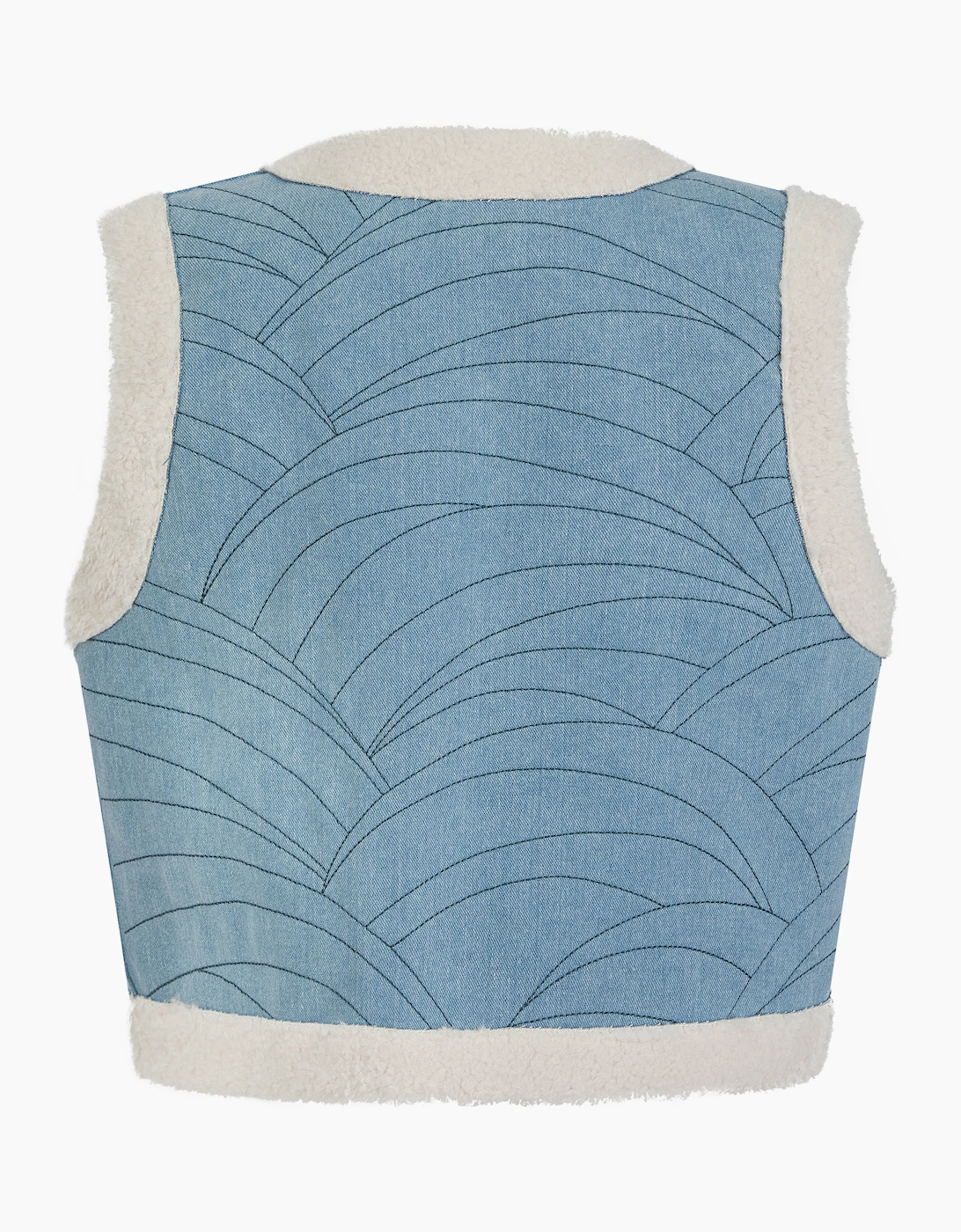Nooki Design Nooki Design Women's Sommer Denim Gilet-Blue