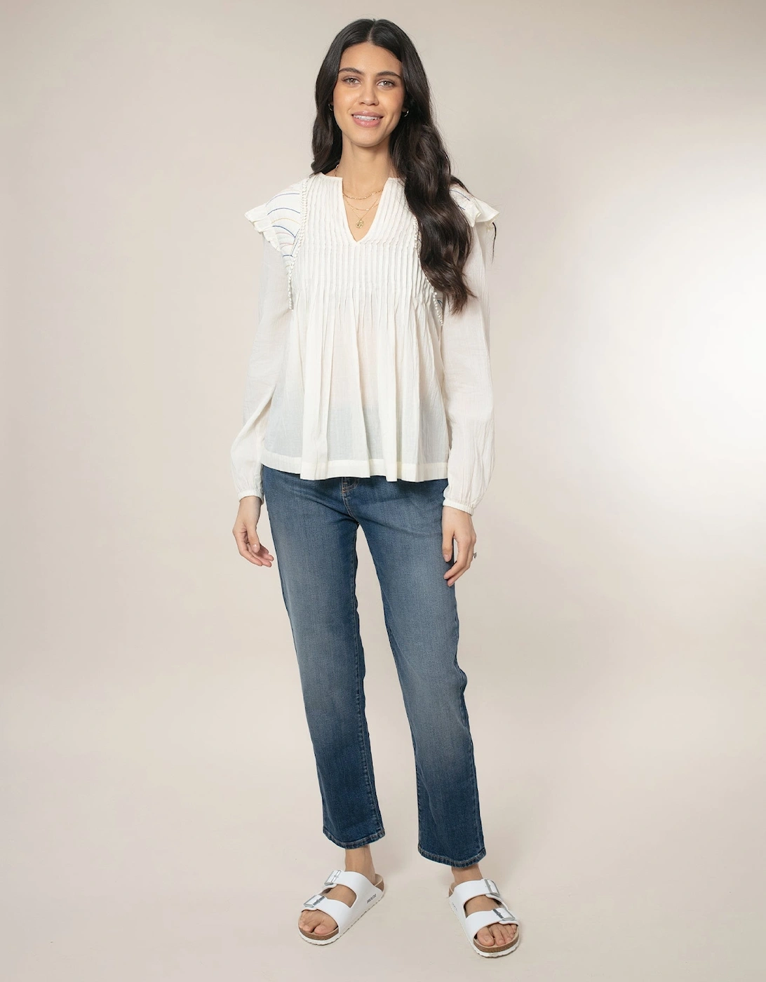 Arlington Blouse - Cream